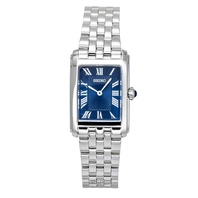 Seiko Conceptual Stainless Steel Blue Dial Quartz SWR085P1 Women's Watch