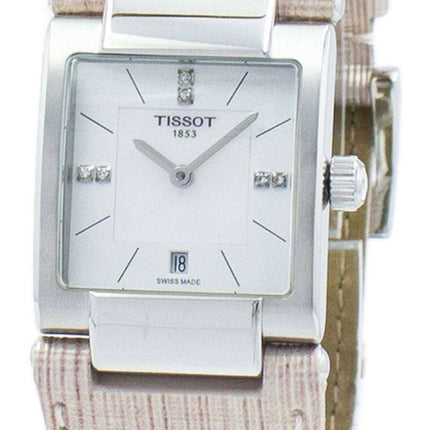 Tissot T-Lady T02 Quartz Diamond Accent T090.310.16.116.00 T0903101611600 Women's Watch