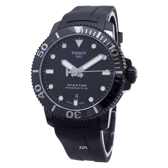 Tissot T-Sport Seastar Powermatic 80 T120.407.37.051.00 T1204073705100 Automatic 300M Men's Watch