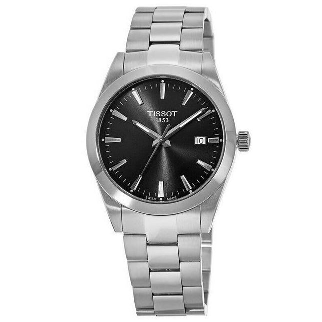 Tissot Gentleman Quartz T127.410.11.051.00 T1274101105100 100M Mens Watch