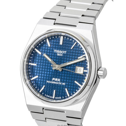 Tissot PRX Titanium Blue Dial Automatic T137.807.44.041.00 100M Men's Watch