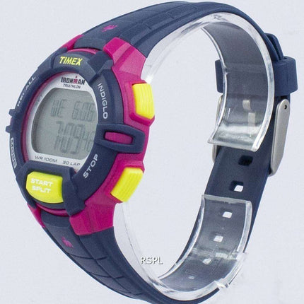 Timex Sports Ironman Triathlon Rugged 30 Lap Indiglo Digital T5K813 Women's Watch
