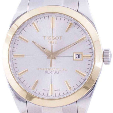Tissot Gentleman Powermatic 80 Silicium 18 K Gold Bezel Automatic T927.407.41.031.01 T9274074103101 Mens Watch