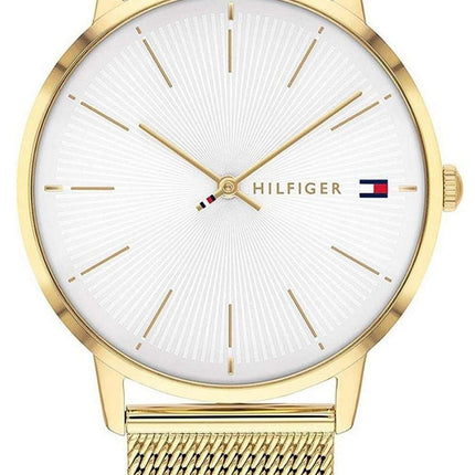 Tommy Hilfiger Alex White Dial Gold Tone Stainless Steel Quartz 1782245 Womens Watch