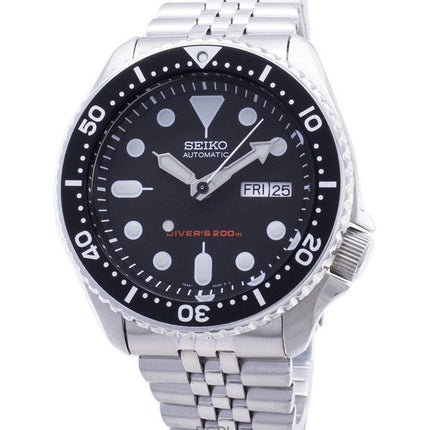 Refurbished Seiko Black Dial Automatic Divers SKX007K2 Men's Watch