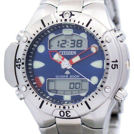 Refurbished Citizen Aqualand Diver Depth Meter Promaster Sea JP1060-52L JP1060 200M Mens Watch