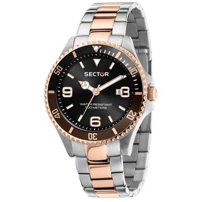 Refurbished Sector 230 Black Dial Two Tone Stainless Steel Quartz R3253161019 100M Men's Watch