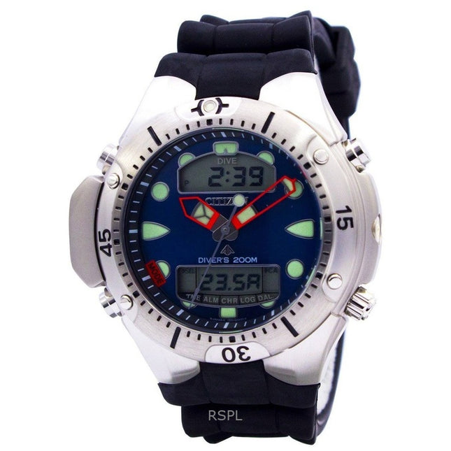 Refurbished Citizen Promaster Aqualand Rubber Strap Blue Dial Diver's Quartz JP1060-01L 200M Men's Watch