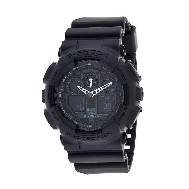 Refurbished Casio G-Shock Analog Digital Black Dial Quartz GA-100-1A1 200M Men's Watch