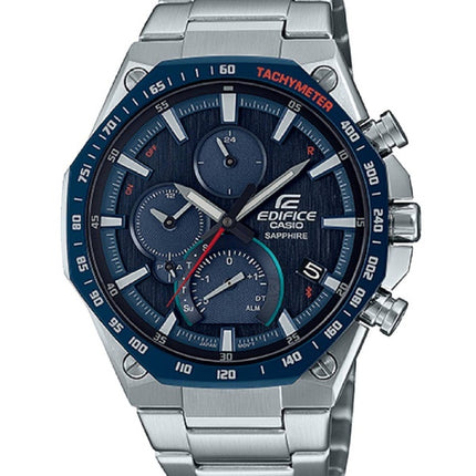 Refurbished Casio Edifice Bluetooth Tachymeter Analog Solar EQB-1100XDB-2A 100M Men's Watch