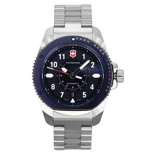 Victorinox Journey 1884 Stainless Steel Blue Dial Quartz Diver's 241978 200M Men's Watch