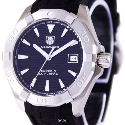 Tag Heuer Aquaracer Calibre 5 Black Dial 300M WAY2110.FT8021 Mens Watch