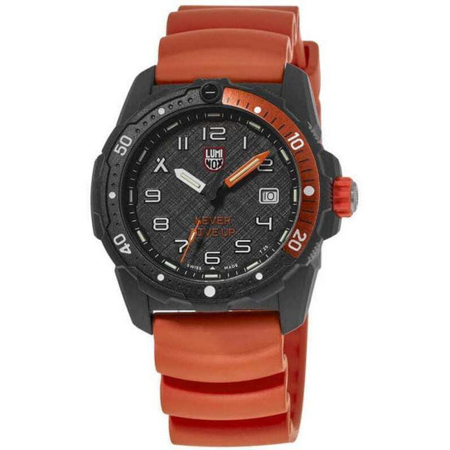 Luminox Bear Grylls Survival Never Give Up Limited Edition Black Dial Quartz Diver's XB.3729.NGU 200M Men's Watch