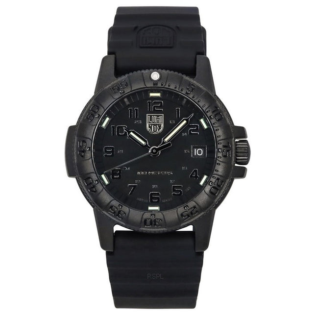 Luminox Leatherback SEA Turtle Silicone Strap Black Dial Swiss Quartz XS.0301.BO.L 100M Men's Watch