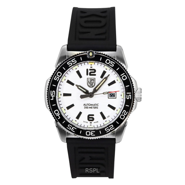 Luminox Pacific Diver Midnight Mariner Rubber Strap White Dial Automatic XS.3101.H 200M Men's Watch