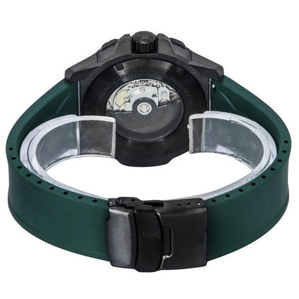 Luminox Master Carbon SEAL Green Rubber Strap Black Dial Swiss Automatic Divers XS.3877 200M Mens Watch