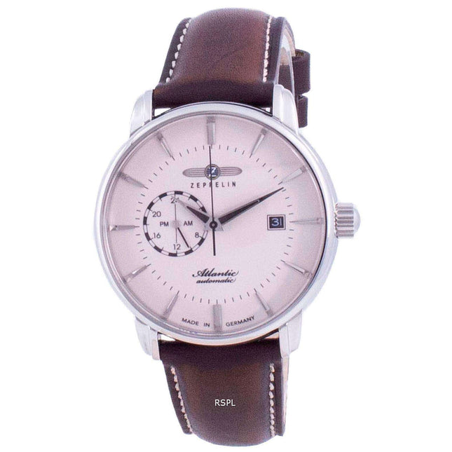 Zeppelin Atlantic Beige Dial Automatic 8470-5 84705 Men's Watch