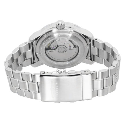 Zeppelin 100 Jahre GMT Stainless Steel Silver Dial Automatic 8666MB1 Men's Watch