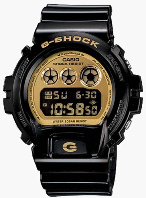 Casio G-Shock Illuminator Black and Gold DW-6900CB-1 Mens Watch