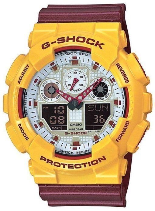 Casio G-Shock Analog Digital GA-100CS-9A Mens Watch