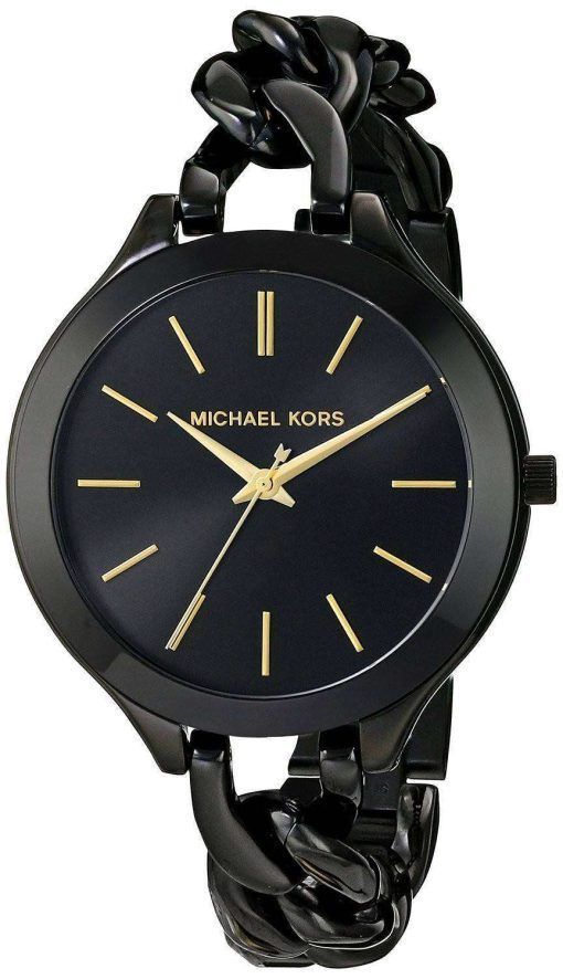 Michael Kors Slim Runway Black Dial MK3317 Women's Watch