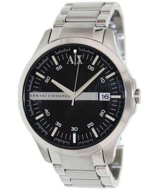 Armani Exchange Black Dial Stainless Steel AX2103 Mens Watch