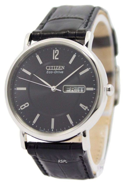 Citizen Eco-Drive Black Leather Strap BM8240-03E Men's Watch