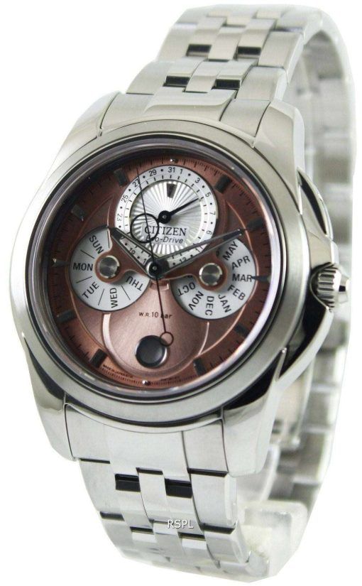 Citizen Eco-Drive Moon Phase Power Reserve BU0011-63ZB Mens Watch