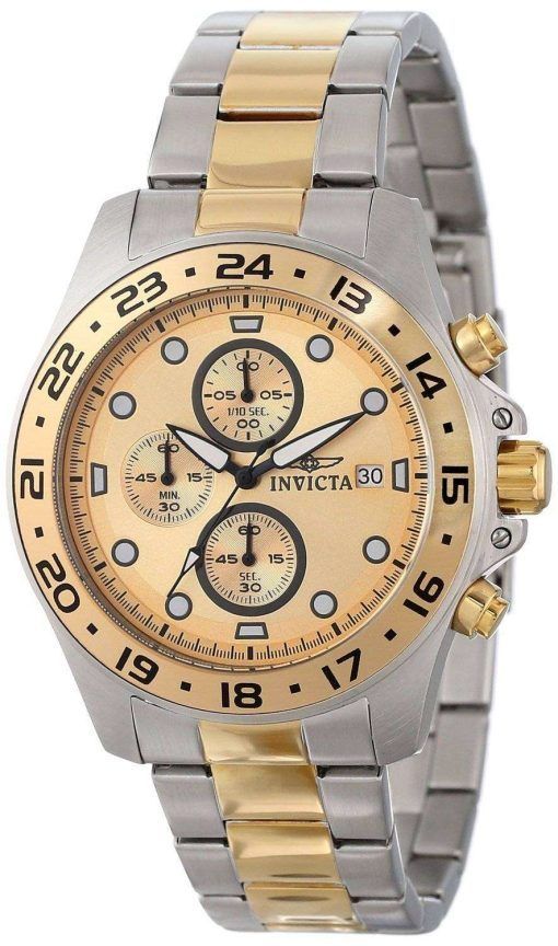 Invicta Pro Diver Chronograph Two Tone 100M 15207 Men's Watch