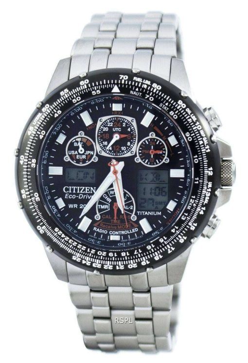 Citizen Promaster Skyhawk Titanium Eco-Drive Radio Controlled World Time JY0080-62E Men's Watch