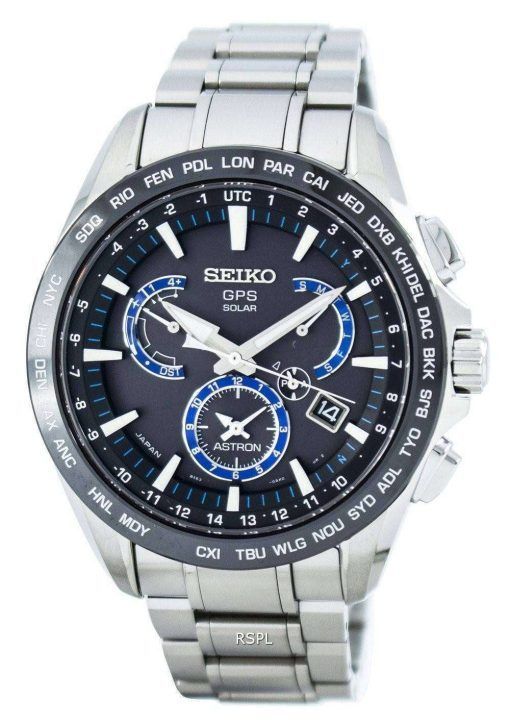 Seiko Astron GPS Solar Dual Time Japan Made SSE107 SSE107J1 SSE107J Men's Watch