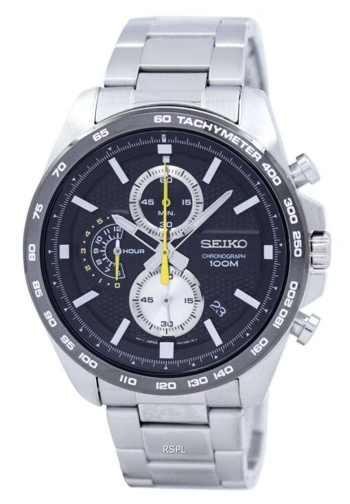 Seiko Chronograph Quartz Tachymeter SSB261 SSB261P1 SSB261P Men's Watch