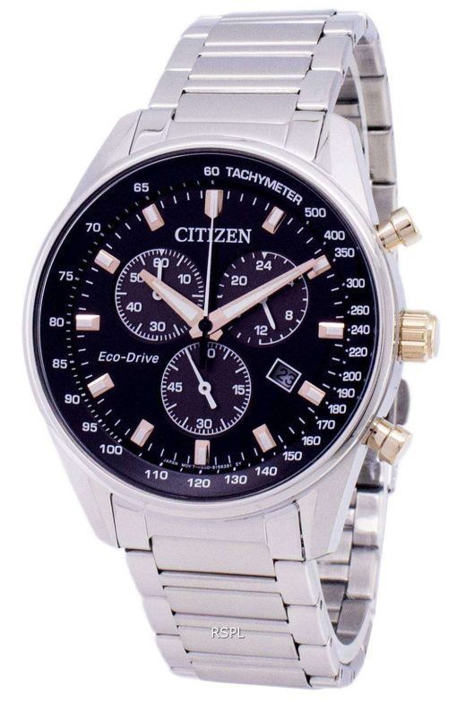 Citizen Eco-Drive Chronograph Tachymeter AT2396-86E Men's Watch