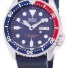 Seiko Automatic SKX009J1-LS13 Diver's 200M Dark Blue Leather Strap Men's Watch