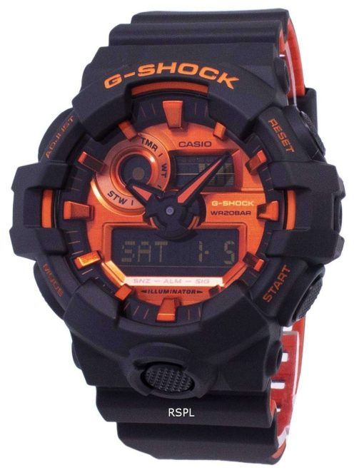 Casio G-Shock GA-700BR-1A GA700BR-1A Illuminator Quartz Analog Digital 200M Men's Watch