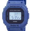 Casio Baby-G Denim'd Alarm Digital 200M BGD-560DE-2 BGD560DE-2 Women's Watch