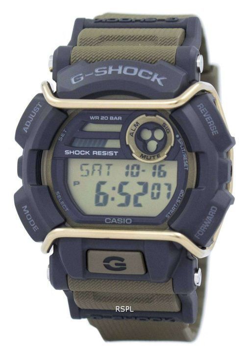 Casio G-Shock Flash Alert Super Illuminator 200M GD-400-9 Mens Watch