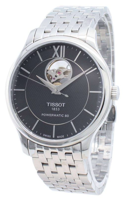 Tissot Tradition Powermatic 80 T063.907.11.058.00 T0639071105800 Automatic Open Heart Men's Watch