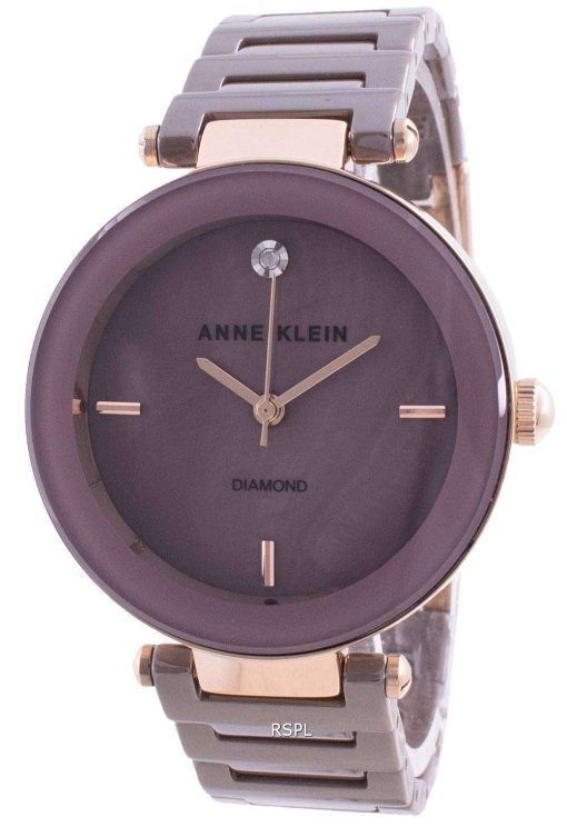 Anne Klein 1018RGMV Quartz Diamond Accents Women's Watch