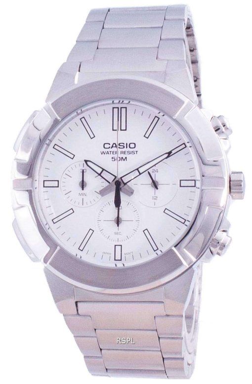 Casio Multi Hands Analog Quartz Chronograph MTP-E500D-7A MTP-E500D-7 Men's Watch