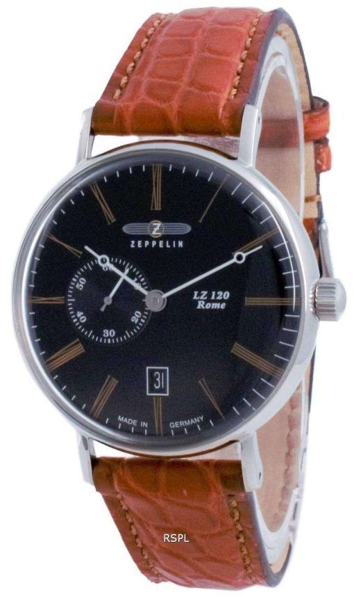 Zeppelin LZ120 Rome Black Dial Automatic 7104-2 71042 Men's Watch