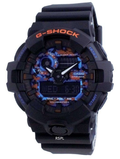 Casio G-Shock City Analog Digital Quartz Diver's GA-700CT-1A GA700CT-1 200M Men's Watch