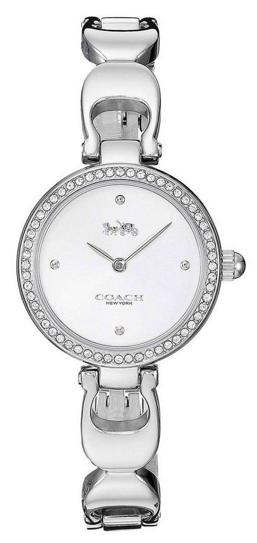 Coach Park Sig C Crystal Accents Stainless Steel Quartz 14503170 Womens Watch