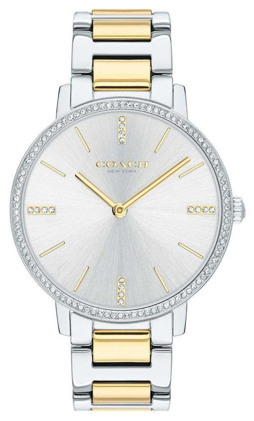 Coach Audrey Silver Dial Two Tone Stainless Steel Quartz 14503357 Womens Watch