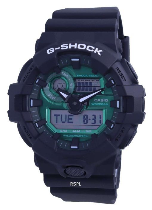 Casio G-Shock Midnight Green Special Colour Analog Digital GA-700MG-1A GA700MG-1 200M Mens Watch