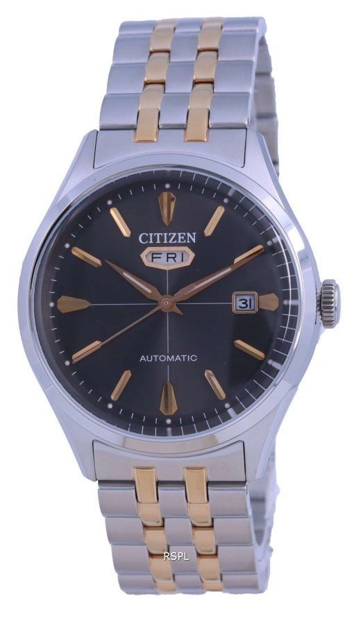 Citizen C7 Black Dial Stainless Steel Automatic NH8394-70H Mens Watch