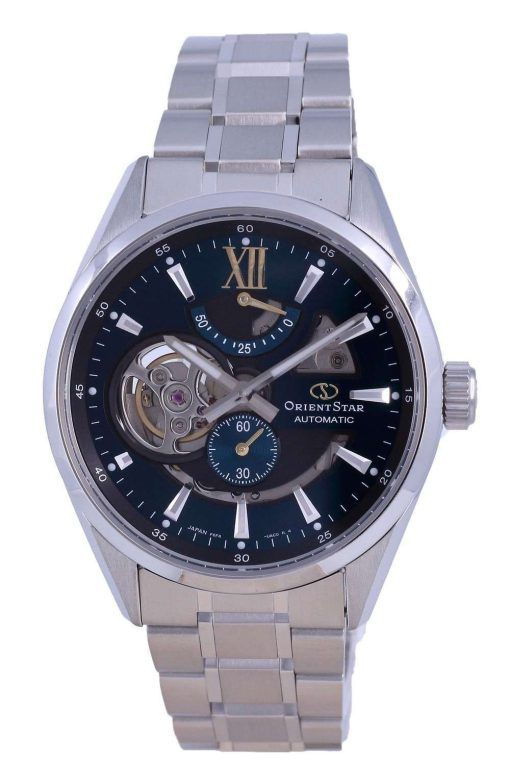 Orient Star Contemporary Skeleton Dial Stainless Steel Automatic RE-AV0114E00B 100M Mens Watch
