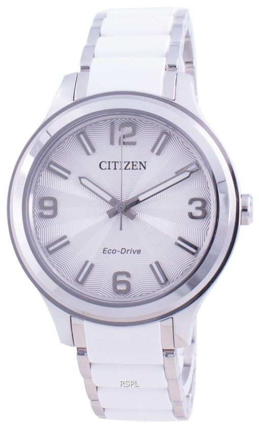 Citizen Silver Dial Stainless Steel Eco-Drive FE7071-84A 100M Womens Watch
