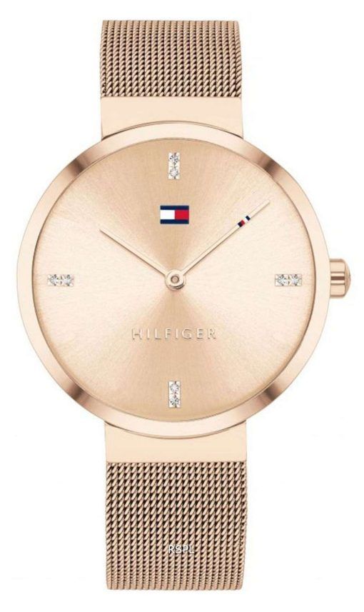 Tommy Hilfiger Liberty Rose Gold Tone Stainless Steel Quartz 1782218 Womens Watch