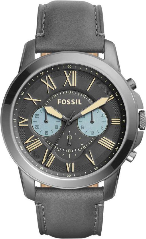 Fossil Grant Chronograph Quartz Gunmetal Dial FS5183 Mens Watch